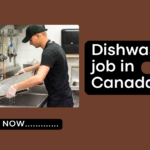 Dishwasher job in Canada